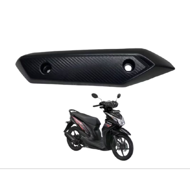 Tutup Knalpot Beat FI 2013-2014 - Cover Knalpot Beat FI | Tameng Knalpot Beat Injeksi | Cover Tutup 