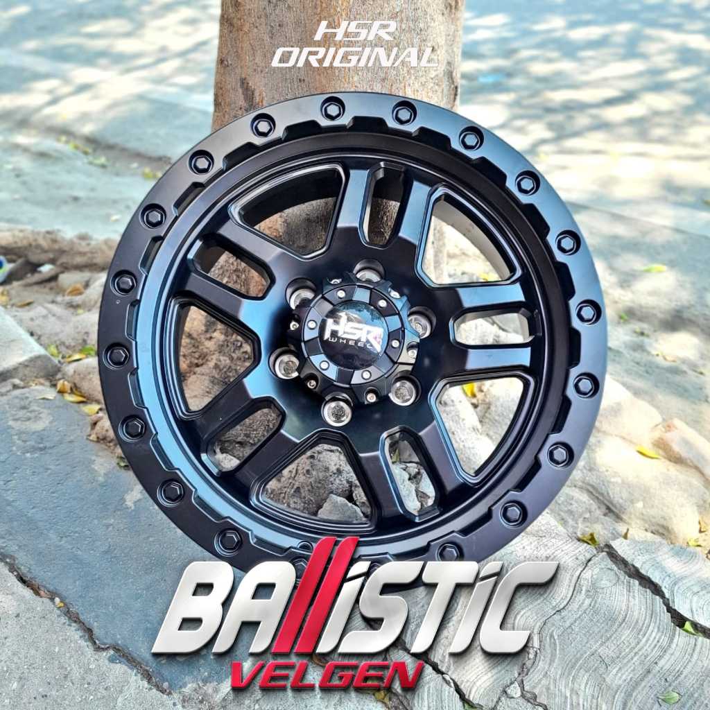 Velg Mobil Semi Offroad Ring 17 Lubang Baut 6 Velg Racing HSR Original Model Offroad Type BORUTO