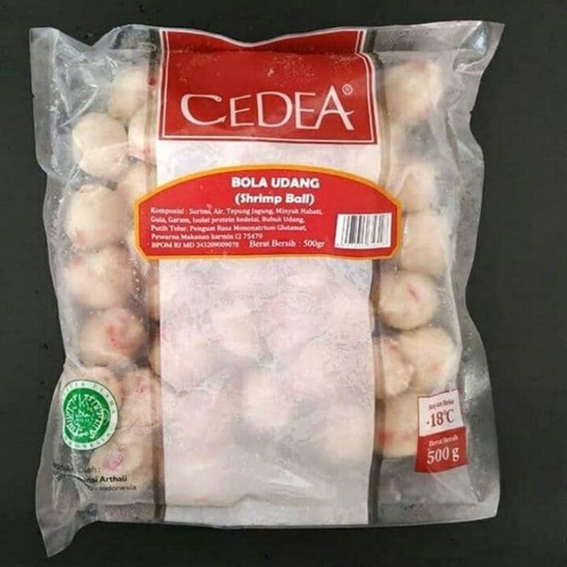 

cedea shrimp ball 500 gram /cedea bola udang
