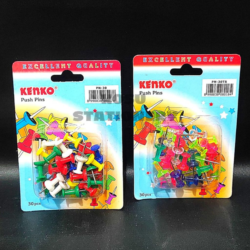 

PAKU TEKAN / PIN PAKU / PUSH PIN KENKO PN 30 SOLID/TRANSPARAN
