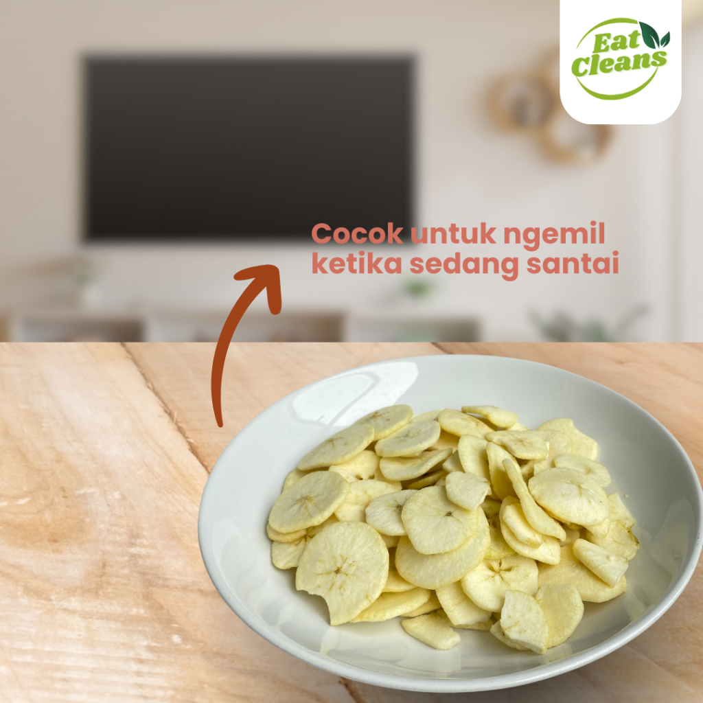 

bGF Dried Apple - Keripik Buah Apel Renyah - Camilan Diet Sehat Vegetarian - Kripik Apel Kering