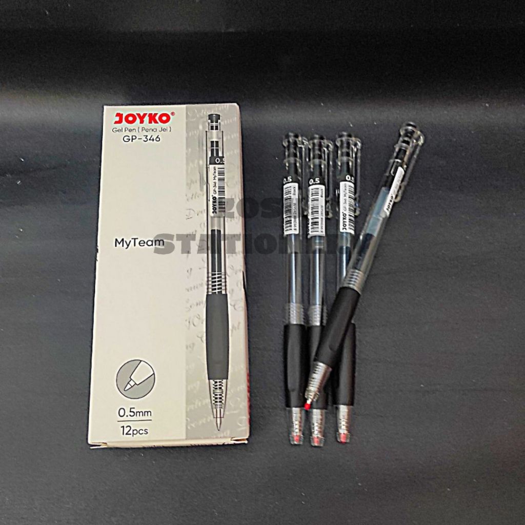 

BOLPEN GEL / BALLPOINT GEL / PULPEN GEL / POLPEN GEL JOYKO GP 346 HITAM