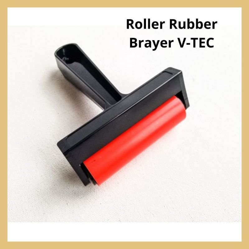

Brayer Plastik V-TEC / Roller Rubber Brayer / Roll Lino