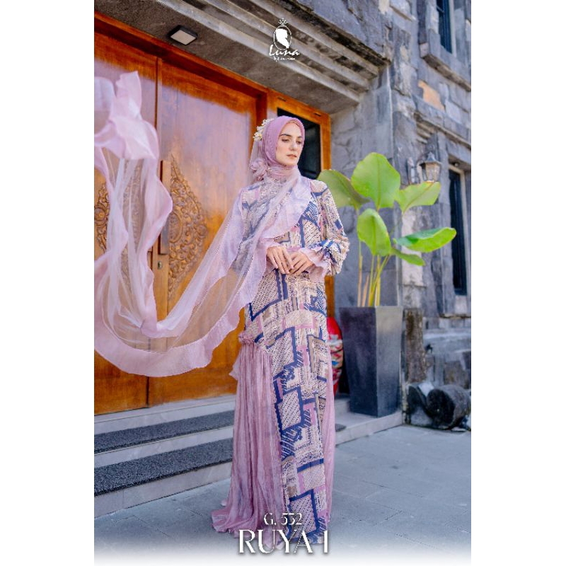 Gamis Premium RUYA 1 by Luna Hijab Indonesia