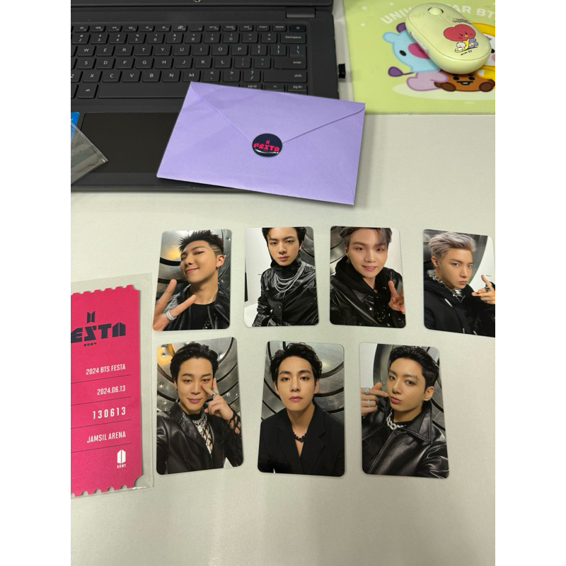 PHOTOCARD BTS OFFICIAL ARMYZONE EVENT FESTA 2024