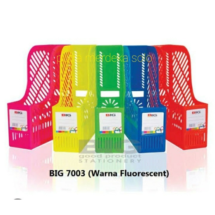

Box File Folio BIG / Magazine File Merk BIG Plastik Ukuran Folio / Keranjang BIG 7003 Fluorescent
