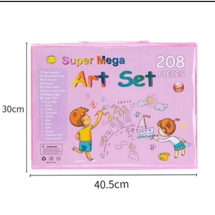 

Crayon set 208 pcs dan 150 pcs latian anak menggambar dan mewarnai RB9
