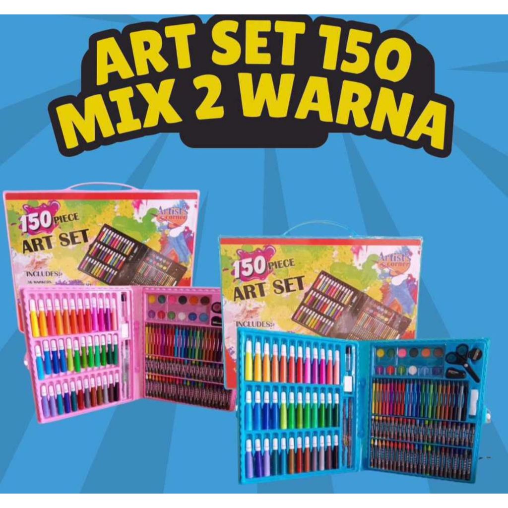 

HJK Crayon Set 208 Pcs Alat Menggambar Mewarnai Anak