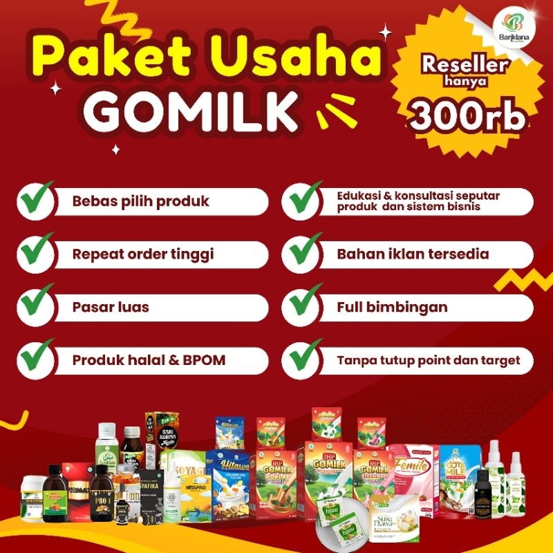 

PAKET USAHA GOMILK