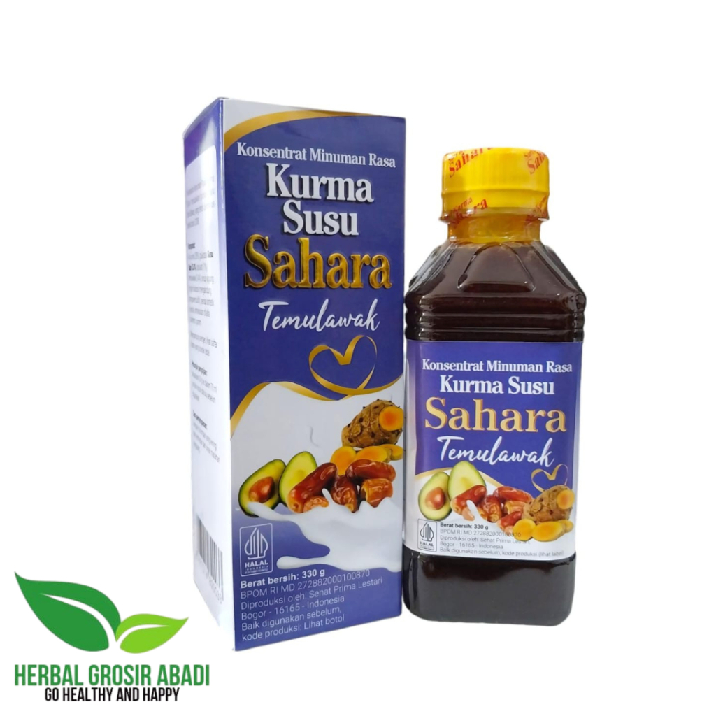 Kurma Susu Sahara Temulawak | Minuman Sari Kurma Dengan Susu Temulawak & Alpukat