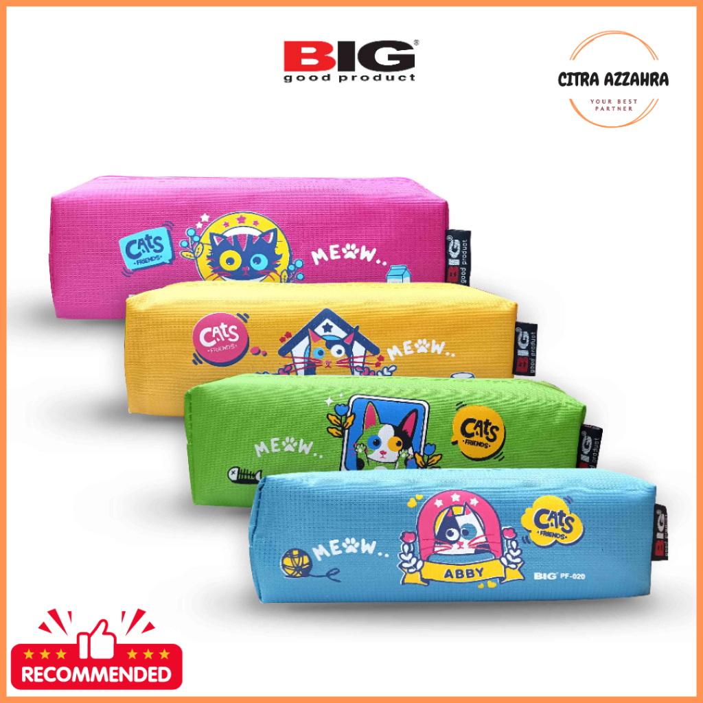 

BIG Tempat Pensil / Pencil Case / Kotak Pensil / Tepak Pensil Lucu Cat Series Kucing PF-020