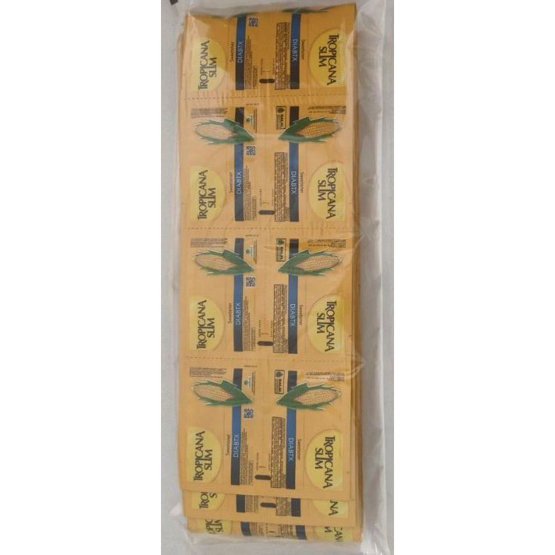 

Tropicana Slim Sweetener 80 Sachet | Gula Diabetes | Tropicana Slim Diabtx 1 Pak isi 80 Pcs