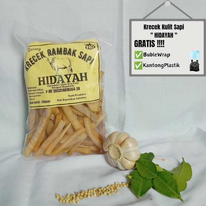 

Gooku 28 Store Kerupuk Kulit Sapi Mentah Stik Mie Super 250Gram / Krecek Rambak Sapi Asli / Krupuk
