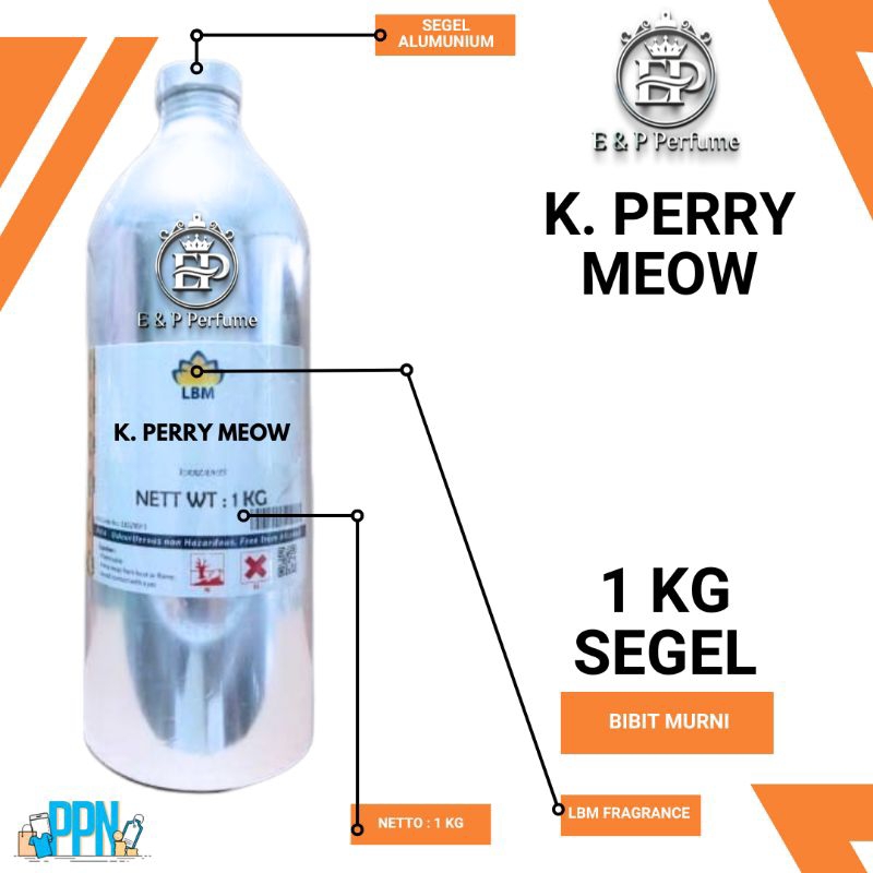 Bibit Parfum by LBM Fragrance Oil - K. Perry Meow Kemasan 1 Kg Segel Alumunium