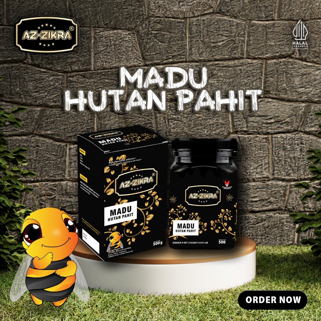 

MADU AZ-ZIKRA KEMASAN PREMIUM HUTAN PAHIT 500GR ORIGINAL BPOM