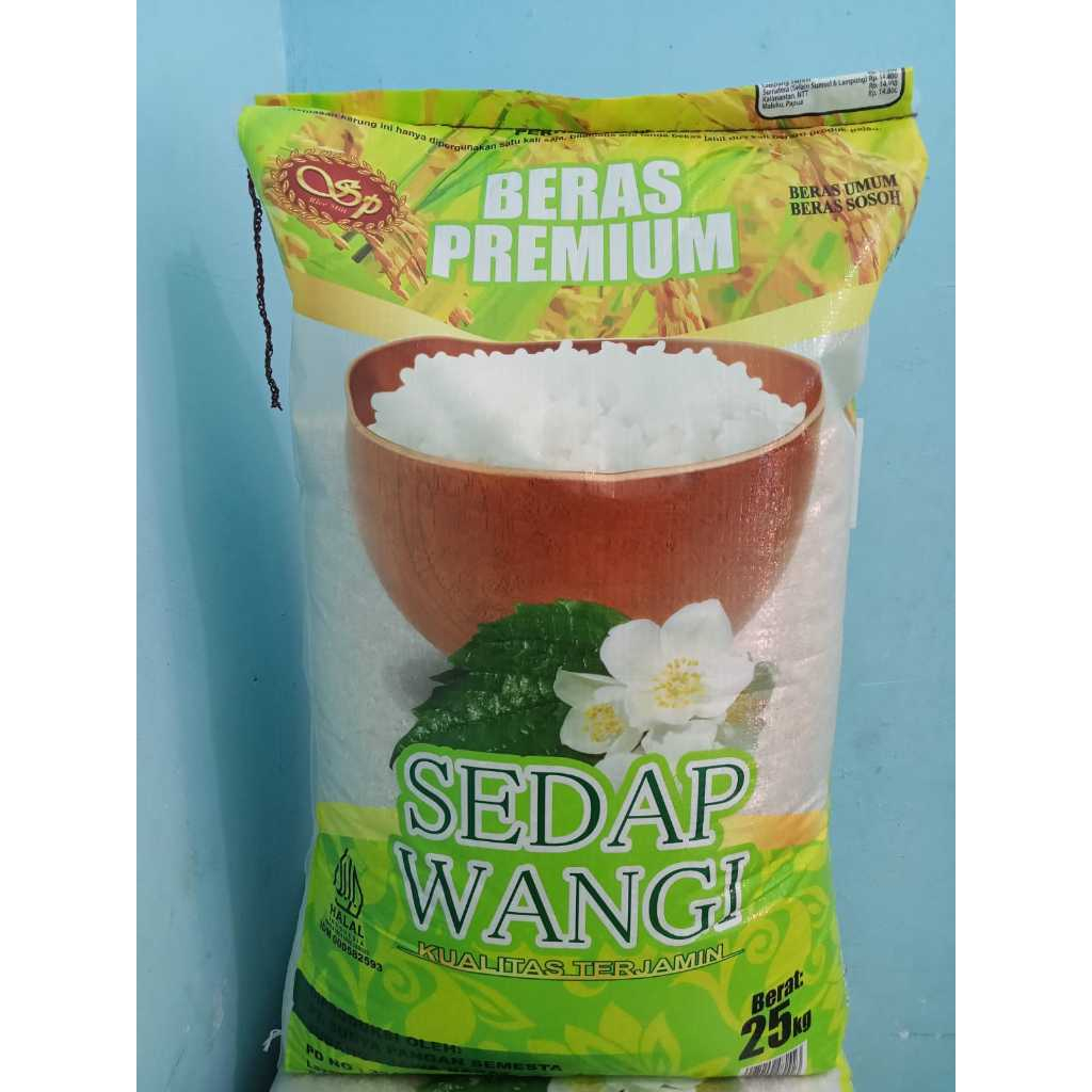 

BERAS PREMIUM CAP SEDAP WANGI ENAK PULEN MURAH!!