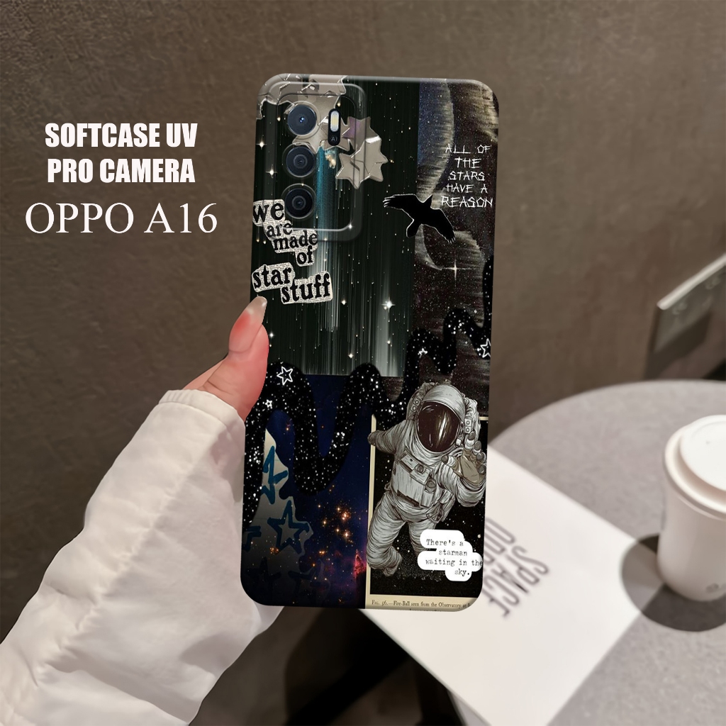 Case OPPO A16 - OPPO A16  Terbaru - Softcase OPPO A16  - Softcase Pro Camera - Casing Hp OPPO A16 - 