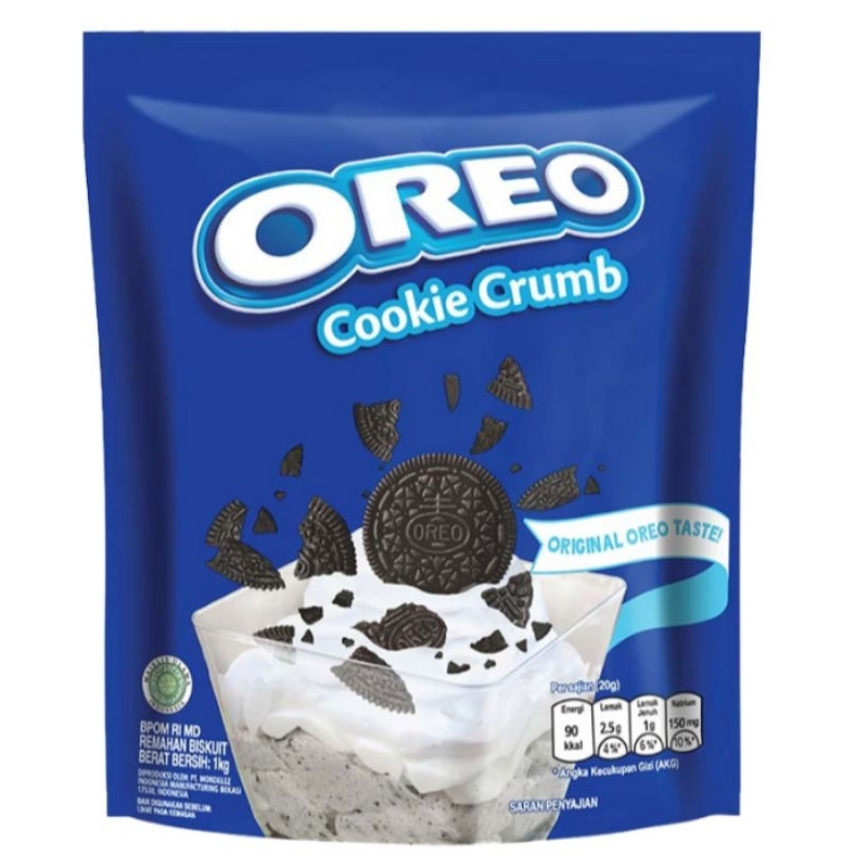 

oreo cookie crumb remahan biskuit original 1 kg