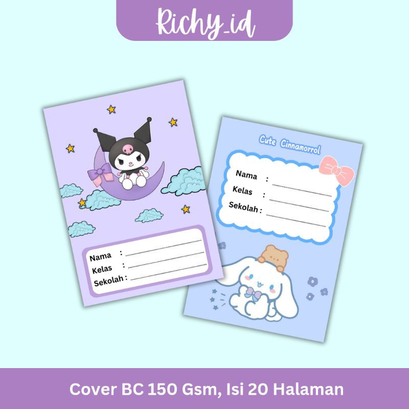 

buku tabungan karakter sanrio / buku tabungan lucu / buku tabungan karakter