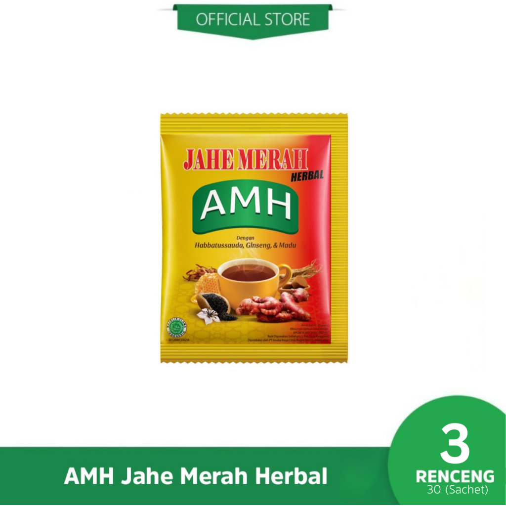 

Paket AMH Jahe merah Herbal - (3 rcg)