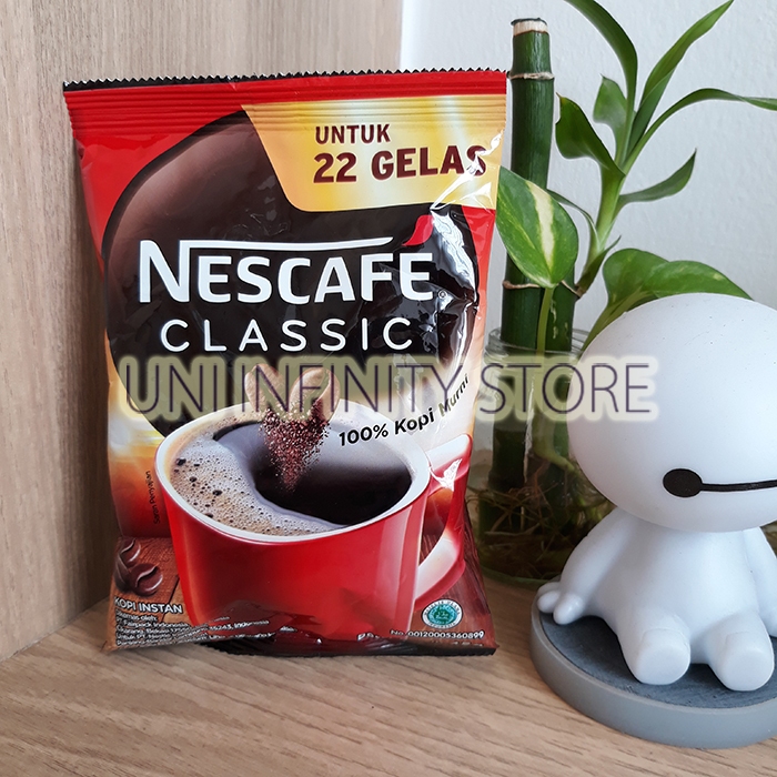 

Nescafe Classic Kopi Hitam Instant 100% Kopi Murni Tanpa Ampas