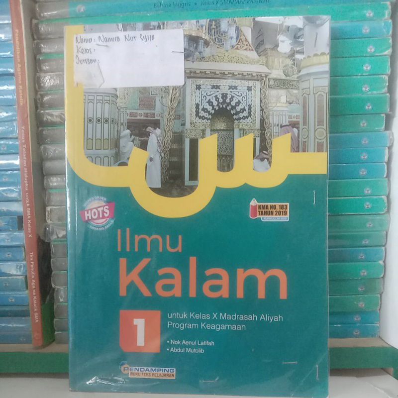 ilmu kalam untuk madrasah Aliyah kelas 1
