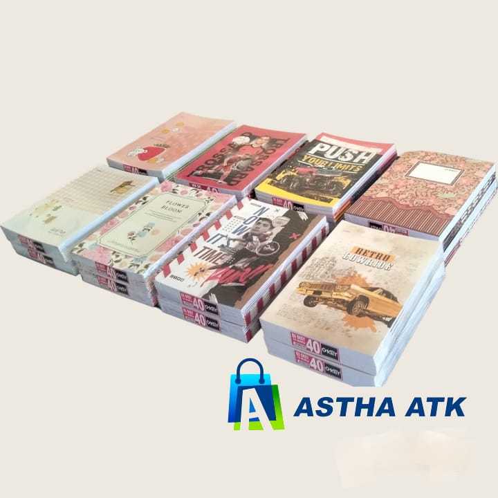 

10 Buku Stationery OKEY / Buku Tulis Boxy 40 Lembar