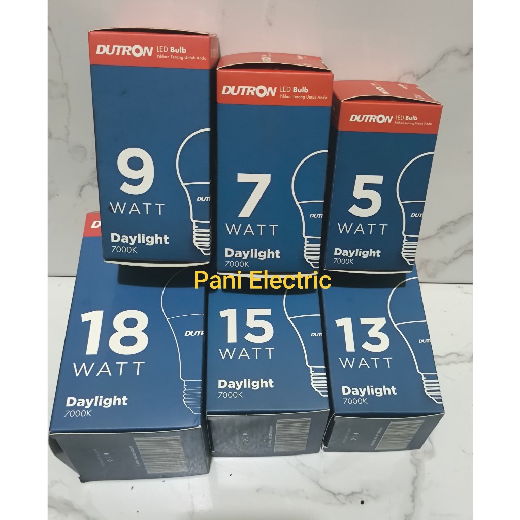 Lampu Led DUTRON 5W 7W 9W 13W 15W 18W