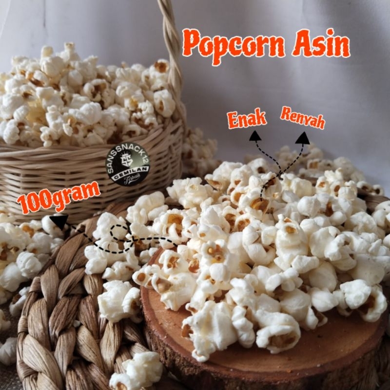 

Popcorn Jagung Asin 100gram
