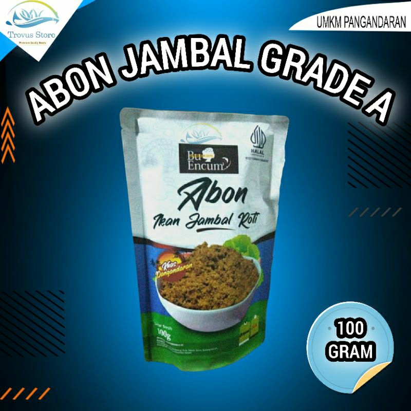 

Abon Ikan Jambal Roti 100 Gram Makanan Cemilan Oleh-oleh Khas Pangandaran