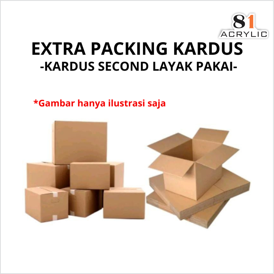 

Extra Tambahan Packing Dus Second KARDUS BELANJA DIBAWAH 15 K