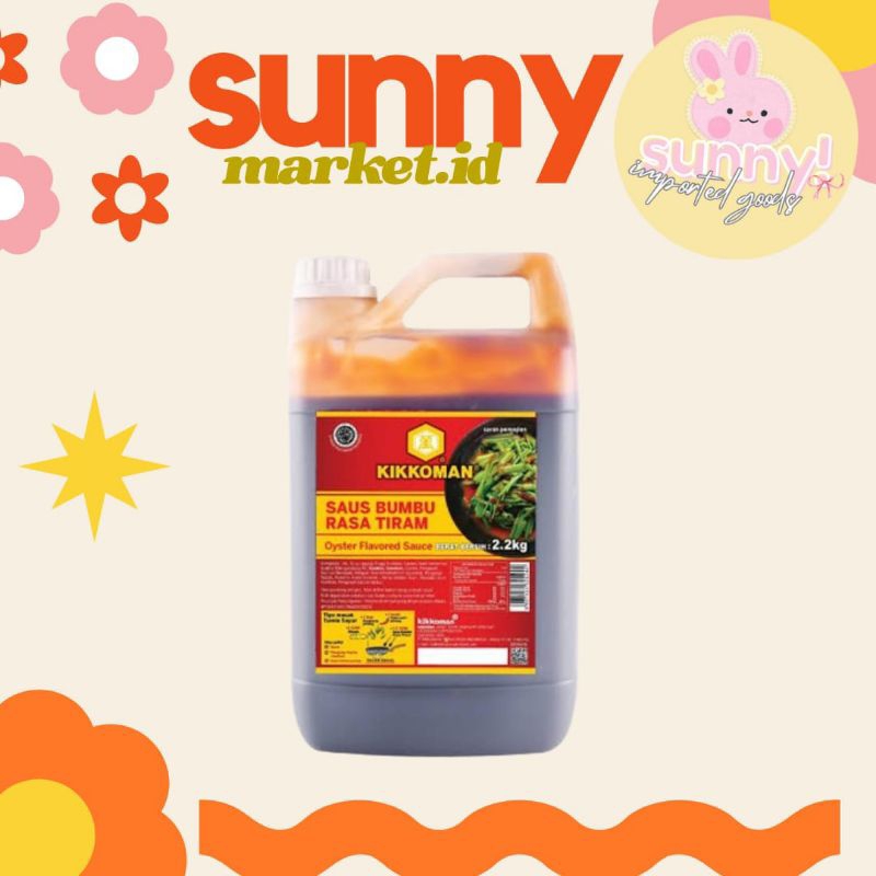 

SUNNYMARKET - KIKKOMAN SAUS SAOS RASA TIRAM OYSTER SAUCE JERIGEN 2.2 KG 2L 2 LITER