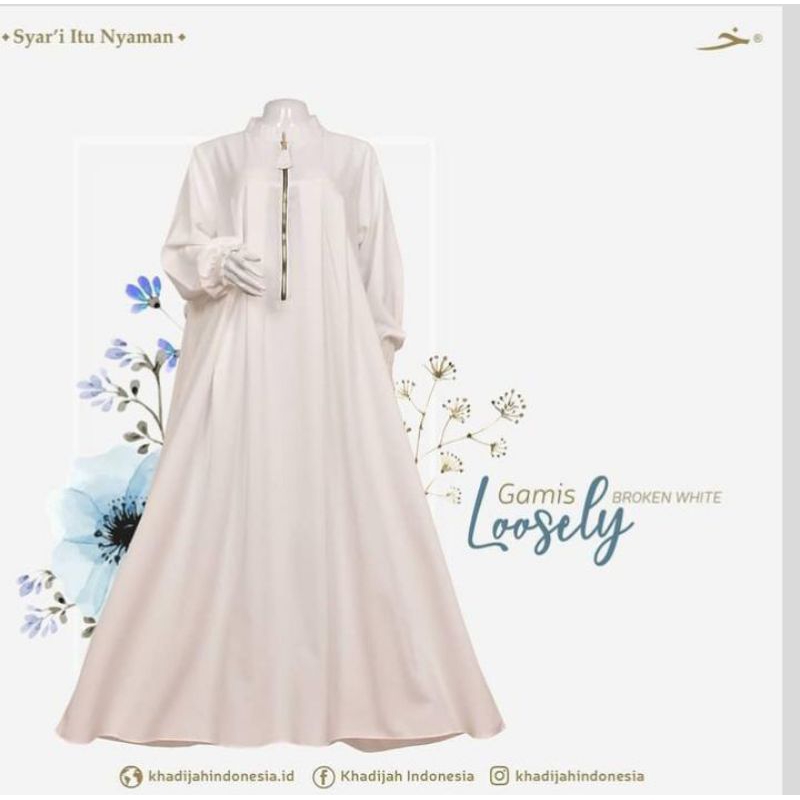 Gamis loosely khadijah indonesia