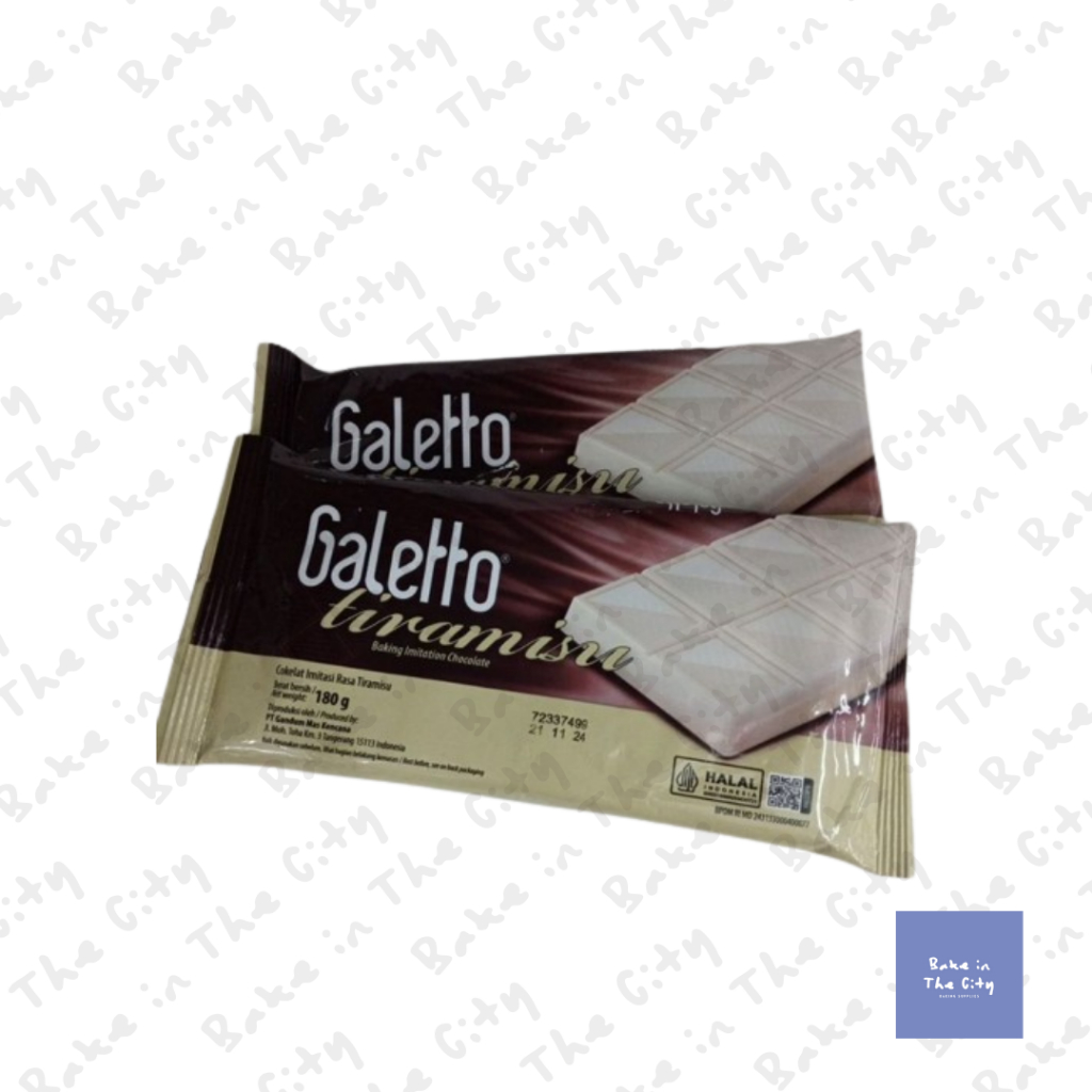 

Coklat Compound Galetto Tiramisu - 180g -PROMO !!!