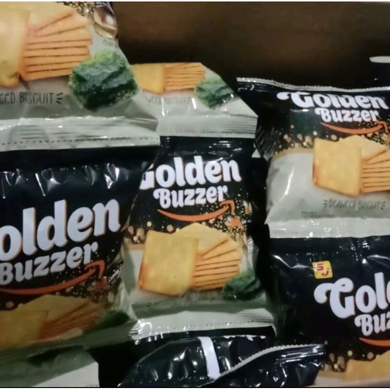 (Pre-order) snack berhadiah uang golden buzzer satu renceng isi 10bks