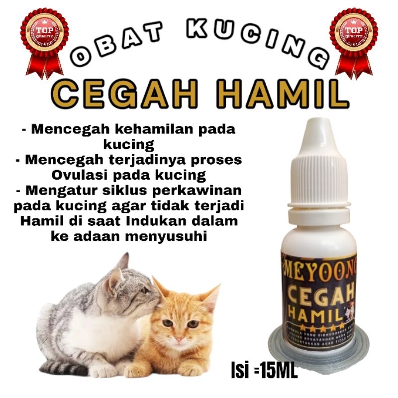 Vitamin Kucing Cegah Kehamilan Kucing || Meyong Anti Hamil Kucing 15ml