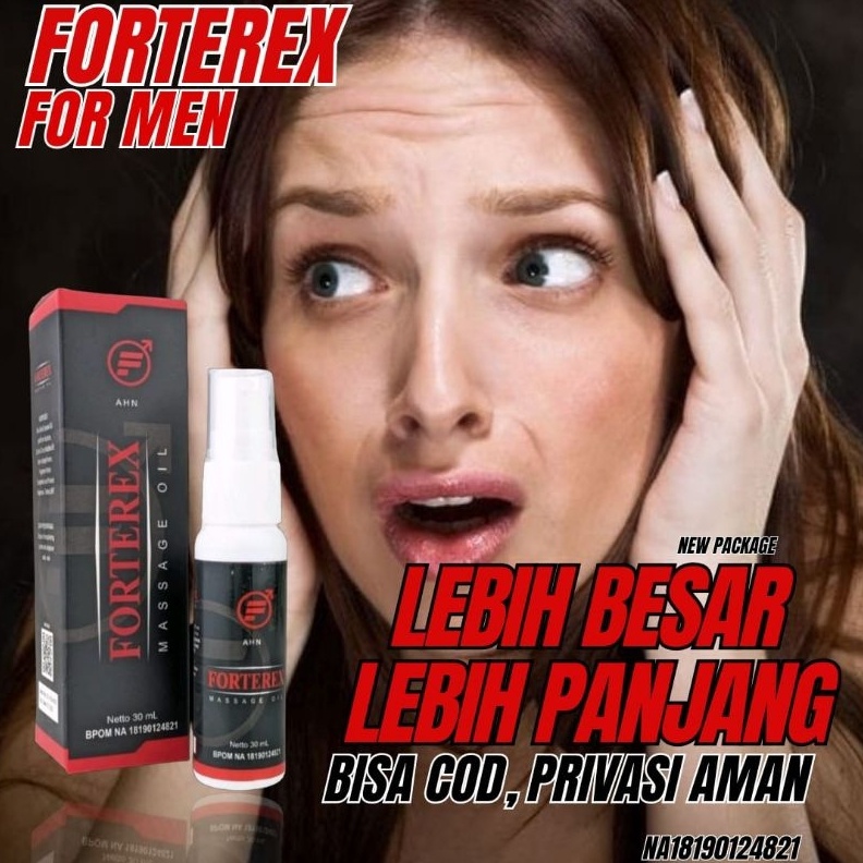 FORTEREX MASSAGE OIL ORIGINAL BPOM penambah UK jonny KODE S3W5