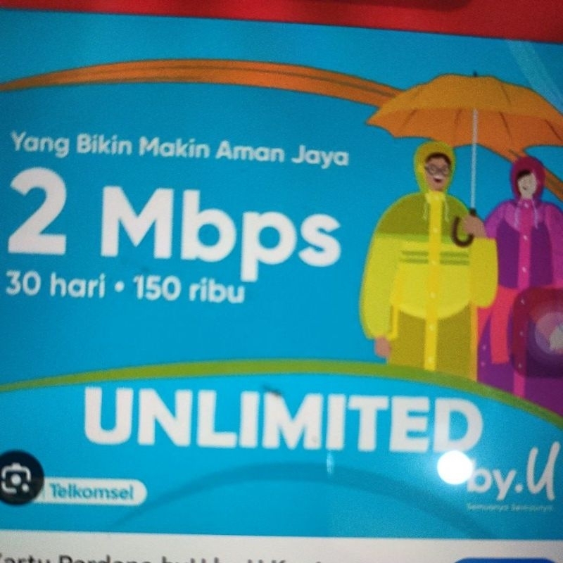 PROMO TERMURAH KARTU PERDANA BY.U KUOTA UTAMA 7GB FULL NASIONAL UNLIMITED TELKOMSEL TERLARIS