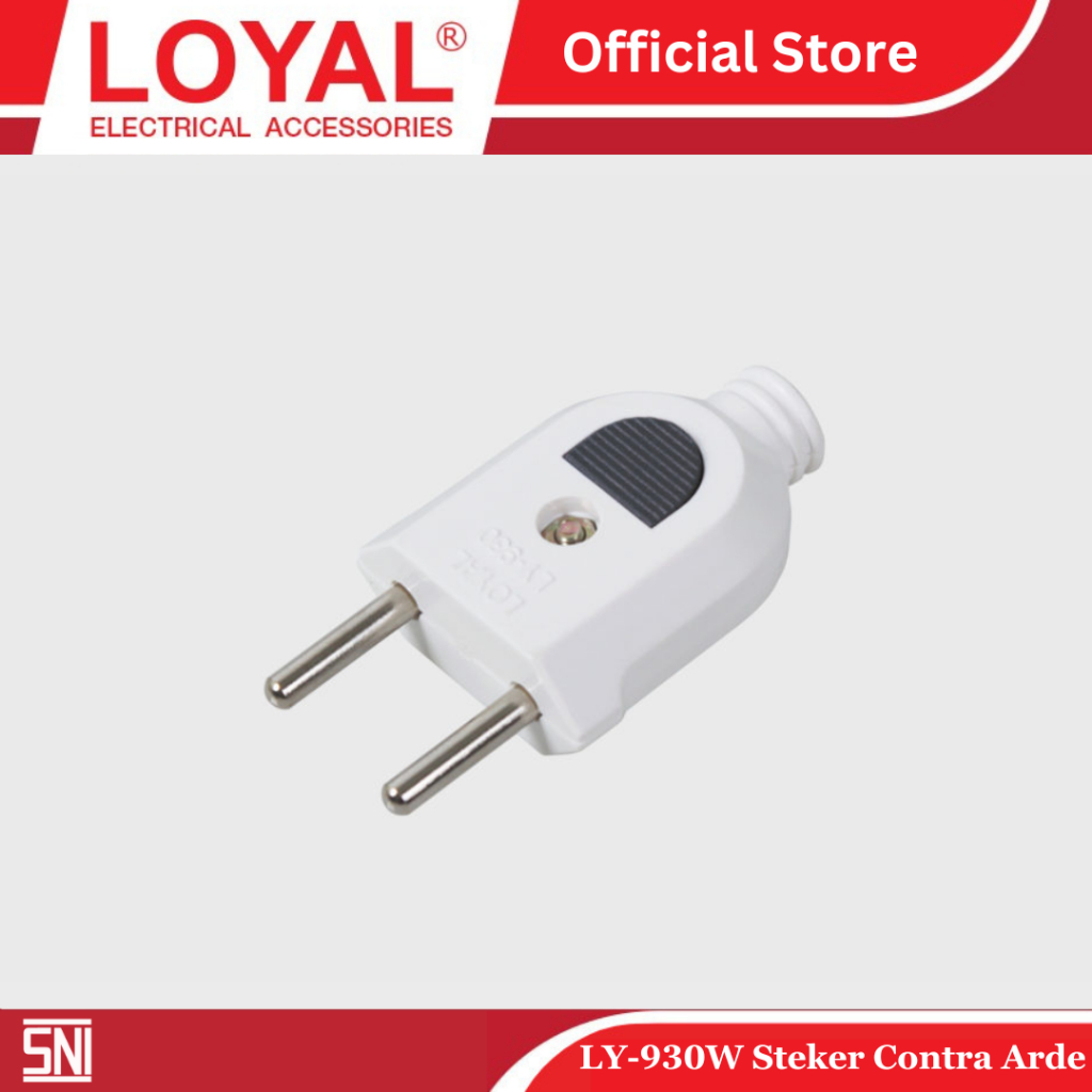 LOYAL Steker Arde Kontra Kepala Colokan Listrik Warna LY-930W