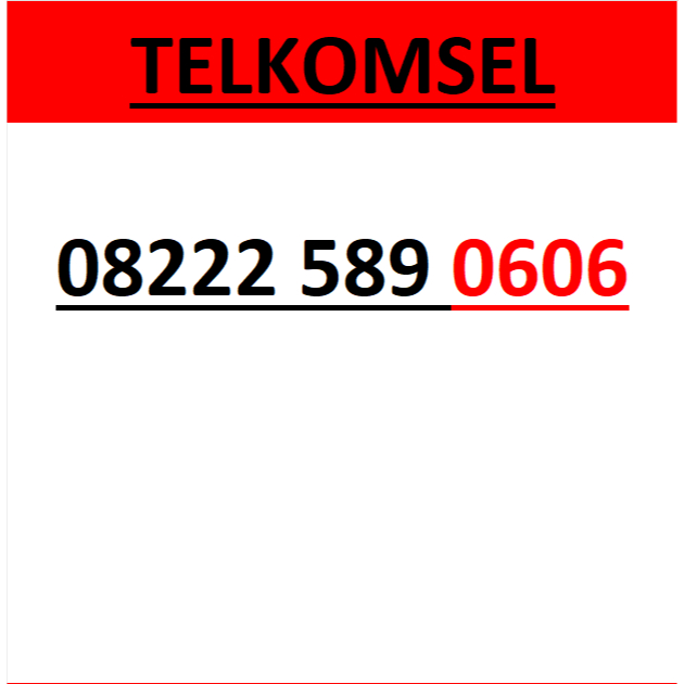 nomor cantik simpati telkomsel seri 0606 murah lengkap w156