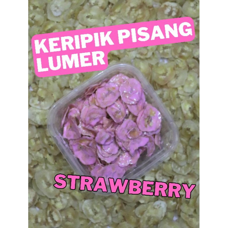 

KERIPIK PISANG LUMER STRAWBERRY | 110 GRAM