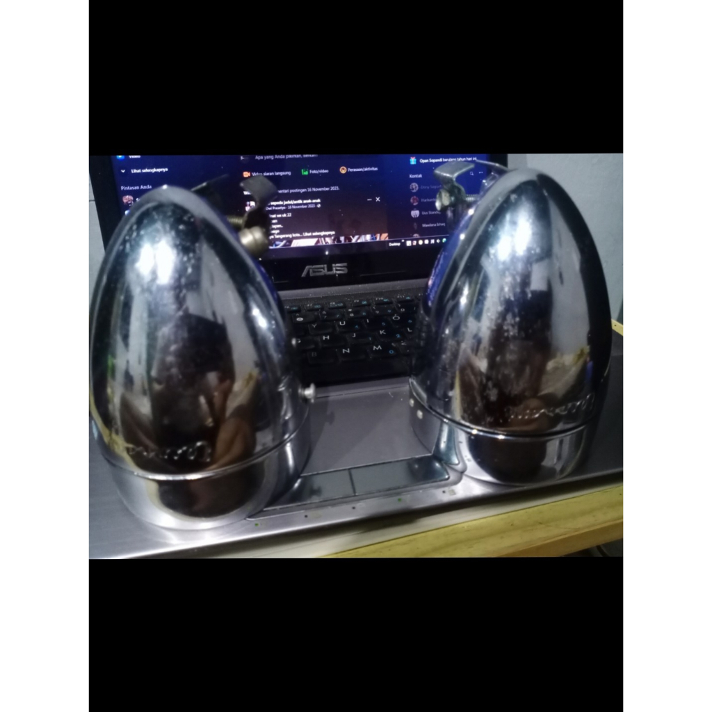 dua lampu elephant sepeda onthel jengki jadul