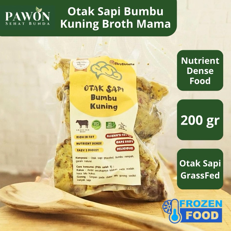 Otak Sapi Bumbu Kuning Broth Mama Otak Sapi Grassfed Nutrient Dense Food
