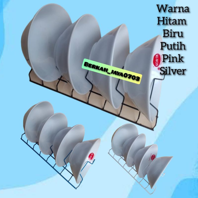 rak mangkuk, rak pengering mangkuk 8 pilah, rak serbaguna