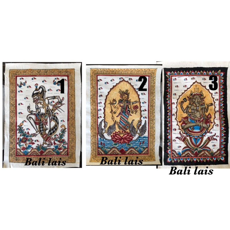 lukisan Bali asli/lukisan kamasan bali