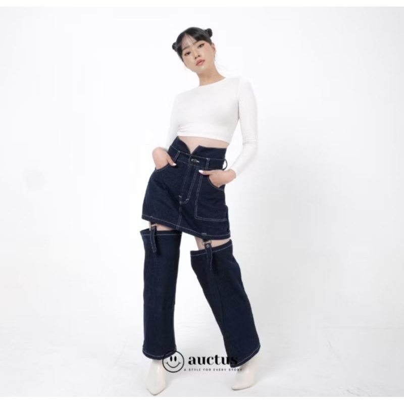 AUCTUS Preloved pants / Detachable pants