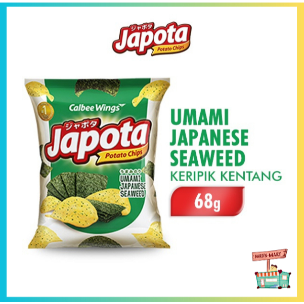 

Japota Keripik Kentang Umami Japanese Seaweed 68 gr