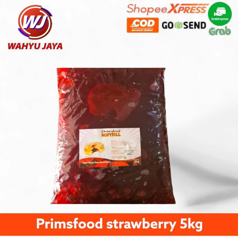 

primsfood selai strawberry 5kg