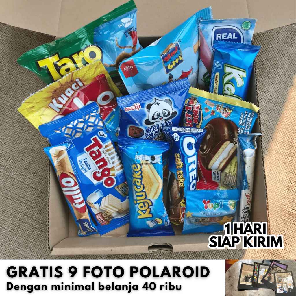 

Hampers snack ulang tahun / Paket Snack / Kado Wisuda / kado ulang tahun / Bingkisan Kado Snack