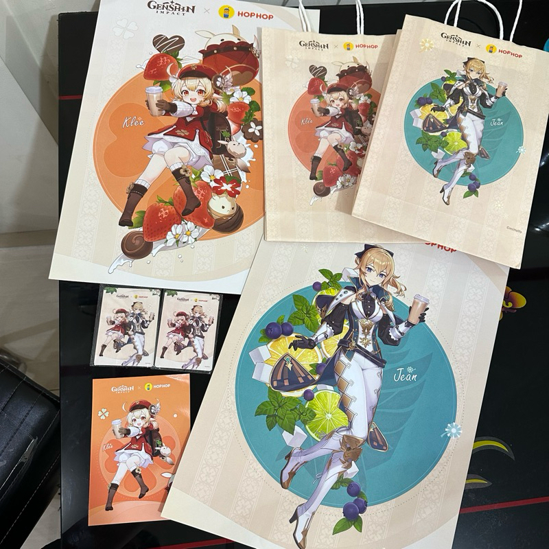 HOPHOP X GENSHIN IMPACT FREEBIES MERCH